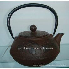 Customized Cast Iron Teapot 0.8L BSCI LFGB FDA Approved with Filter